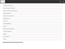 Tablet Screenshot of eshop.mjlmilitaria.com